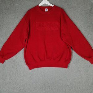 Vintage Jerzees Williamsburg Virginia Sweatshirt Adult XL Red Sweater Pullover
